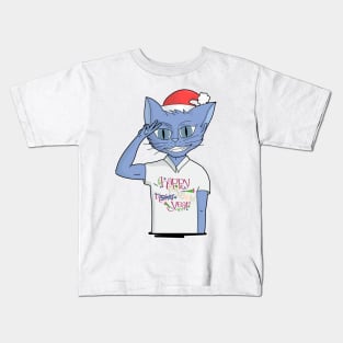 The Happy New(Meow) Year Kids T-Shirt